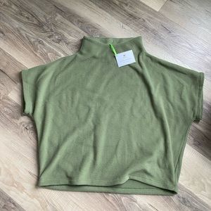 Dudley Stephens Vello fleece mock neck sweater